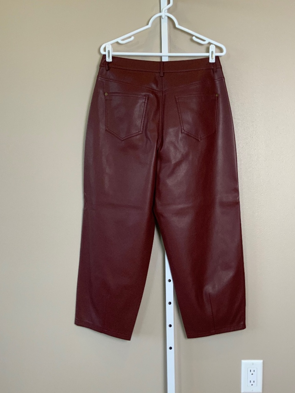 Anthropologie Pilcro The Breaker Cropped Faux Leather Pants - Picture 12 of 16